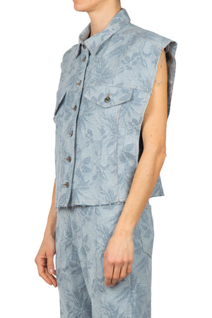 SO ALLURE So Allure - Gilet - 450047 - Fantasia Azzurro da donna
