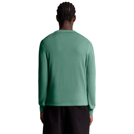 Lyle & Scott pullover merino verde KN2110VC
