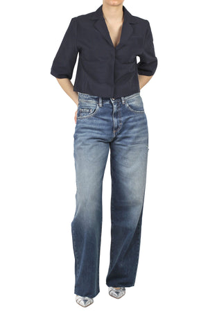 OTTOD'AME Ottod'ame - Camicia - 450352 - Blu da donna