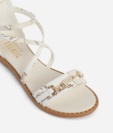 Alviero Martini 1° Classe Donna Sandali a tallone chiuso in eco nappa