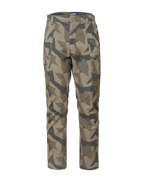Pantalone Invernale R-Stretch Camouglage Pantalone con Tasconi Mimetico Elasticizzato Cacciatore Pescatore
