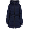 Guess piumino puffer blu con logo all over W4BL58 WGL72 FB7K Giubbini Guess