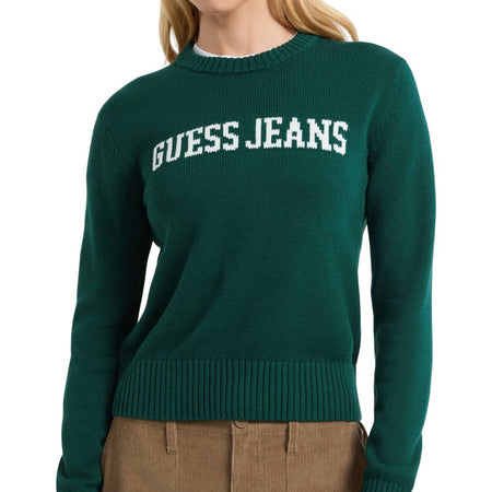 Guess maglione verde GJ LS W4BR10 Z3HM1 G8FA