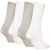 Calvin Klein donna pack 4 calze bianco grigio 701235384002801
