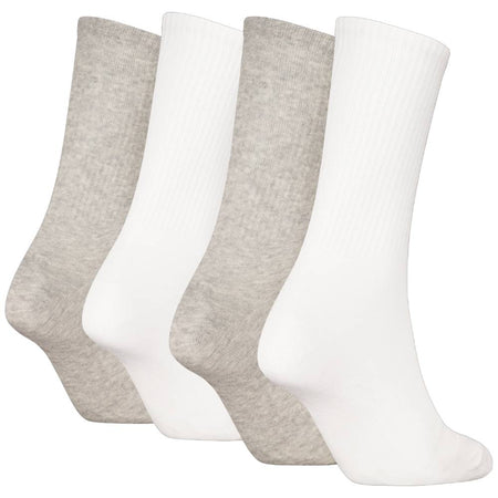 Calvin Klein donna pack 4 calze bianco grigio 701235384002801