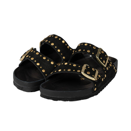 BIRKENSTOCK Arizona Rivet Sandals in Black da donna