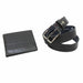 IDK994 Set uomo cintura e portafoglio Armata di Mare Nero 0000000226