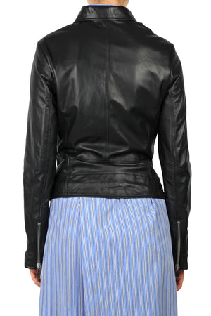 3JOLIE 3jolie - Giubbotto in pelle - 451426 - Nero da donna