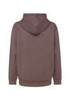 calvin klein FELPA MINIMAL LOGO SCUBA HOODIE da donna