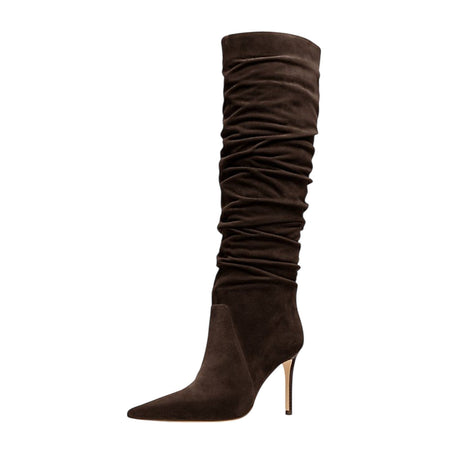 MICHAEL KORS stivali donna michael kors - dawn heeled boot - marrone da donna