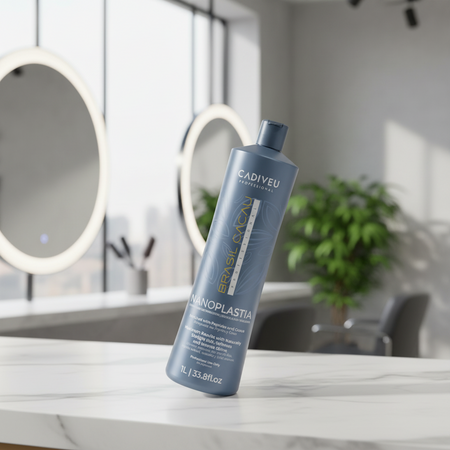 Cadiveu brasil cacau nanoplastia 1000 ml effetto liscio supremo per capelli lisci, setosi e profondamente sani