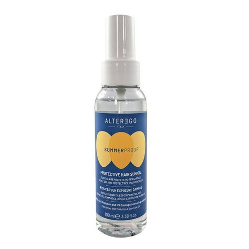 Alterego summer proof protective hair sun oil 100 ml, protegge i capelli durante l'esposizione solare.
