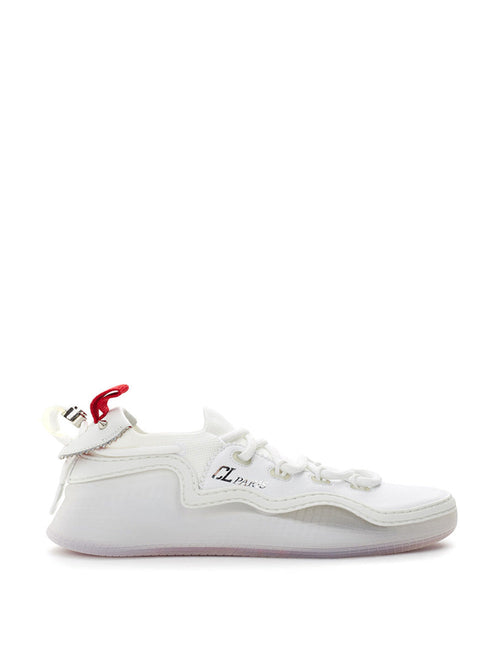 Christian Louboutin Sneakers Arpoador in pelle bianca da donna