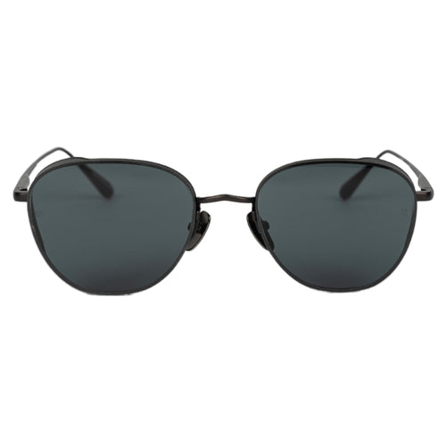 LINDA FARROW Hardy Black Series occhiali da sole in grigio da uomo