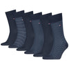 Tommy Hilfiger gift box 6 paia di calzini blu 701235373002