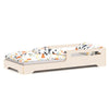 Lettino Montessori PUPPIEI bianco 180 x 90 cm