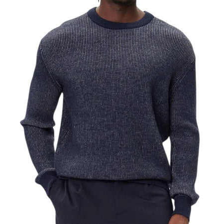 Guess maglione blu a coste JOHNATHAN M5BR20 Z0482 FBCT