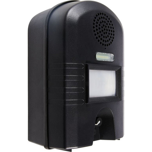 Repellente ultrasuoni con flash luminoso per Cani, Gatti e Volpi a batteria ed elettrico 200 mtq