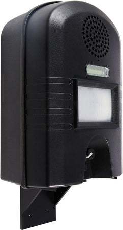 Repellente ultrasuoni con flash luminoso per Cani, Gatti e Volpi a batteria ed elettrico 200 mtq