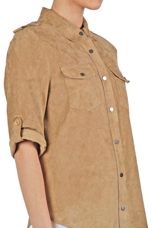 SALVATORE SANTORO Salvatore Santoro - Giubbotto di pelle - 430403 - Beige da donna