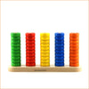 Abaco 5 - Gioco Didattico E Di Matematica per Bambini in Legno