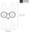 Abat-jour-cameretta-Darklight-ONLI-BUNNY-DKL071-LED-plastica-lumetto