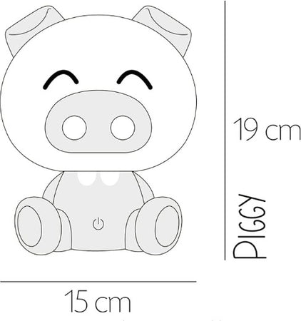 Abat-jour-cameretta-Darklight-ONLI-PIGGY-DKL074-LED-plastica-lumetto