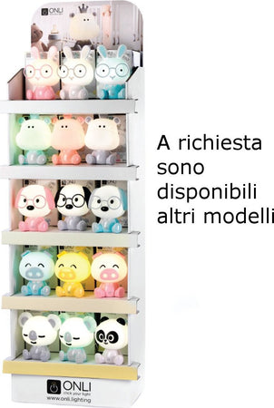 Abat-jour-cameretta-Darklight-ONLI-PIGGY-DKL074-LED-plastica-lumetto