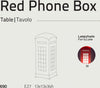 Abat-jour-cameretta-RED-PHONE-BOX-E27-LED-polilux-lampada-tavolo