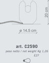 Abat-jour-ceramica-Ferroluce-Decò-BATUCADA-C2590-E27-LED-lampada-tavolo-classico-contemporaneo