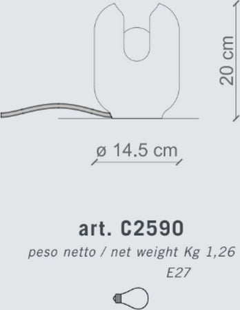 Abat-jour-ceramica-Ferroluce-Decò-BATUCADA-C2590-E27-LED-lampada-tavolo-classico-contemporaneo