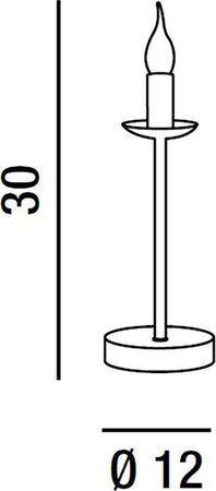 Abat-jour-classica-contemporanea-Perenz-DUCALE-6268-B-20-E14-LED-lampada-tavolo-paralume