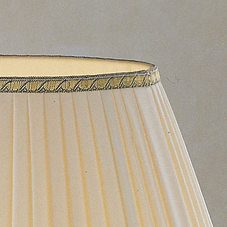 Abat-jour-classica-Due-P-illuminazione-2325-LP-E27-LED-vetro-soffiato-lampada-tavolo-tessuto