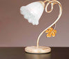 Abat-jour-classica-Due-P-illuminazione-AIDA-L-E14-LED-metallo-vetro-lampada-tavolo