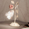 Abat-jour-classica-Due-P-illuminazione-MATILDE-L-E14-LED-metallo-vetro-lampada-tavolo