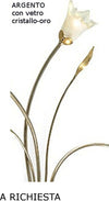Abat-jour-classica-Flami-ORCHIDEA-1303-LT1-G9-LED-ferro-vetro-lampada-tavolo