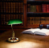 Abat-jour-classica-Ideal-Lux-LAWYER-TL1-045030-E27-LED-vetro-metallo-lampada-tavolo