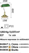 Abat-jour-classica-Ideal-Lux-LAWYER-TL1-045030-E27-LED-vetro-metallo-lampada-tavolo