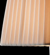 Abat-jour-classica-Illuminando-SOFIA-LU-G-LED-lampada-tavolo-acrilico-trasparente-paralume-plissettato-quadrato-tessuto-E27