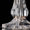 Abat-jour-classica-Illuminando-SOFIA-LU-P-LED-lampada-tavolo-acrilico-trasparente-paralume-plissettato-quadrato-tessuto-E27
