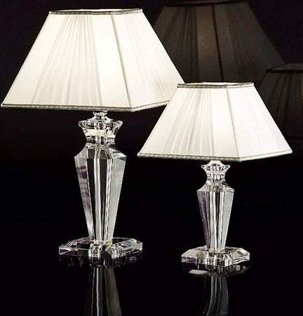 Abat-jour-classica-Lampadari-Bartalini-CECILE-1003-LT-E14-E27-LED-cristallo-tessuto-lampada-tavolo