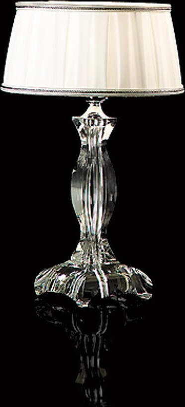 Abat-jour-classica-Lampadari-Bartalini-JULIE-1004-LTP-E14-LED-cristallo-tessuto-lampada-tavolo