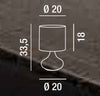 Abat-jour-classica-Perenz-PAUL-6504-E27-LED-lampada-tavolo-paralume-tessuto-tortora-IP20