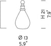 Abat-jour-classica-Sylcom-FELICITA-1395-E14-LED-vetro-soffiato-lampada-tavolo