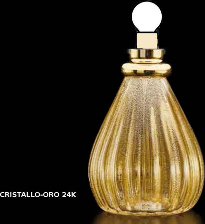 Abat-jour-classica-Sylcom-FELICITA-1395-E14-LED-vetro-soffiato-lampada-tavolo