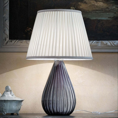 Abat-jour-classica-Sylcom-FELICITA-1396-1462-35-E27-LED-vetro-soffiato-lampada-tavolo