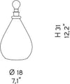 Abat-jour-classica-Sylcom-FELICITA-1396-E27-LED-vetro-soffiato-lampada-tavolo