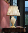 Abat-jour-classica-Sylcom-TEODORA-1462-22-+-TOP-E14-LED-vetro-soffiato-lampada-tavolo