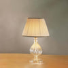 Abat-jour-classico-Due-P-illuminazione-2328-LP-E27-LED-vetro-soffiato-lampada-tavolo-tessuto