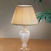 Abat-jour-classico-Due-P-illuminazione-2329-LP-E27-LED-vetro-soffiato-lampada-tavolo-tessuto